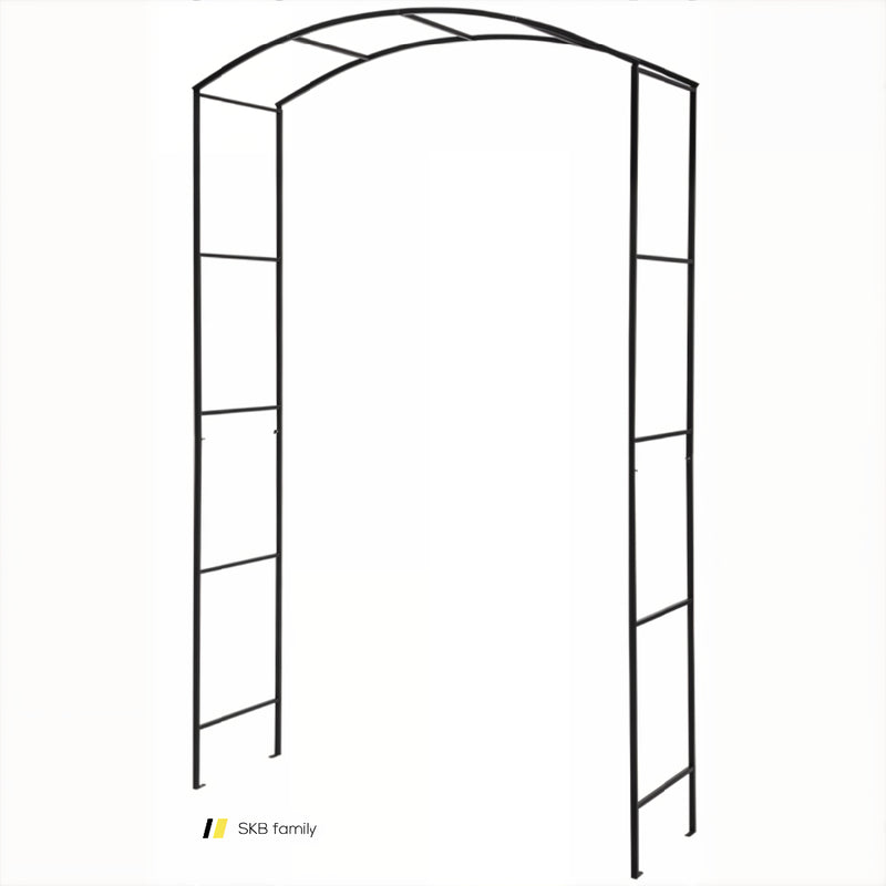 Garden Arch Arbor Trellis With Gate Patio Plant Stand Archway 240115-215332