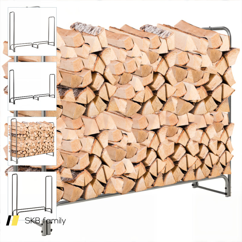 4 Feet/5 Feet/6 Feet/8 Feet Firewood Storage Log Rack 240115-215386