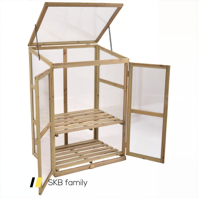 30 X 22 X 43 Inch Garden Portable Wooden Greenhouse 240115-215527