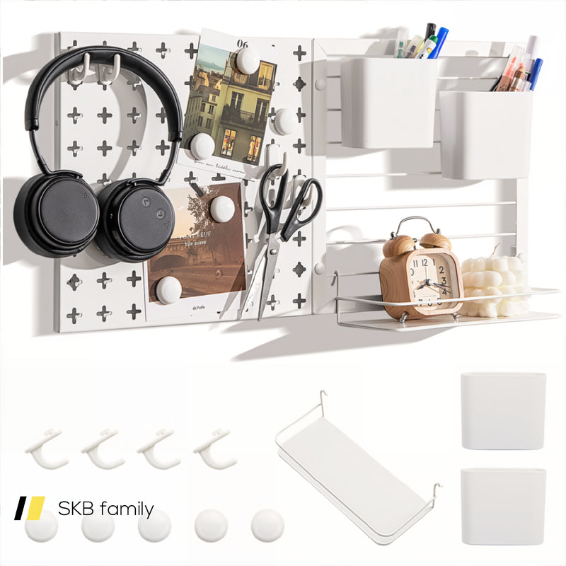 Pegboard Combination Kit Combination Wall Organizer With Magnets And Hooks 240115-215572