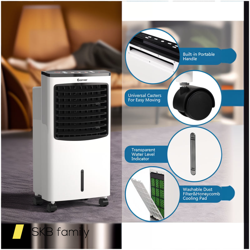 3-In-1 Portable Evaporative Air Conditioner Cooler With Remote Control For Home 240515-227529