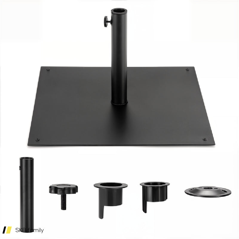 40 Lbs Square Umbrella Base Stand With For Backyard Patio 240515-229080