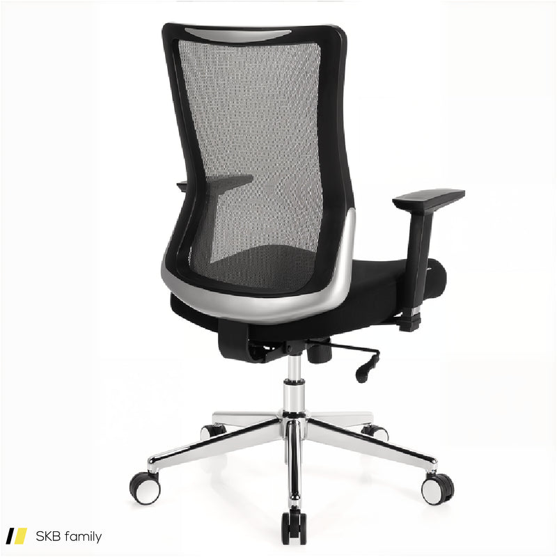 Ergonomic Mesh Office Chair Sliding Seat Height Adjustable With Armrest 240515-229086