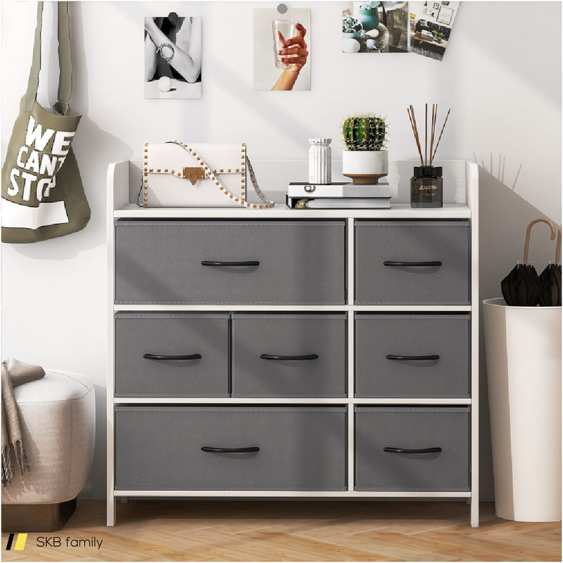 Fabric Dresser With 7 Drawers For Bedroom 240515-229131