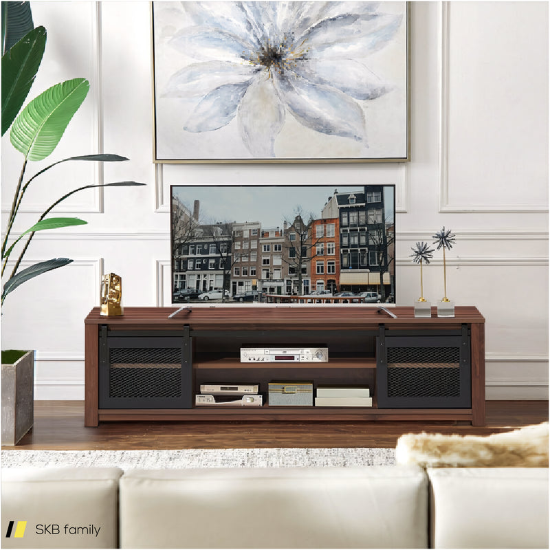 Tv Stand Entertainment Center For Tv'S Up To 65 Inch With Adjustable Shelves 240515-229137