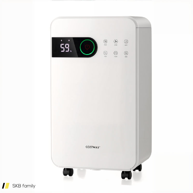 32 Pints Dehumidifier For Home Basement With Sleep Mode And 24h Timer 240515-229173