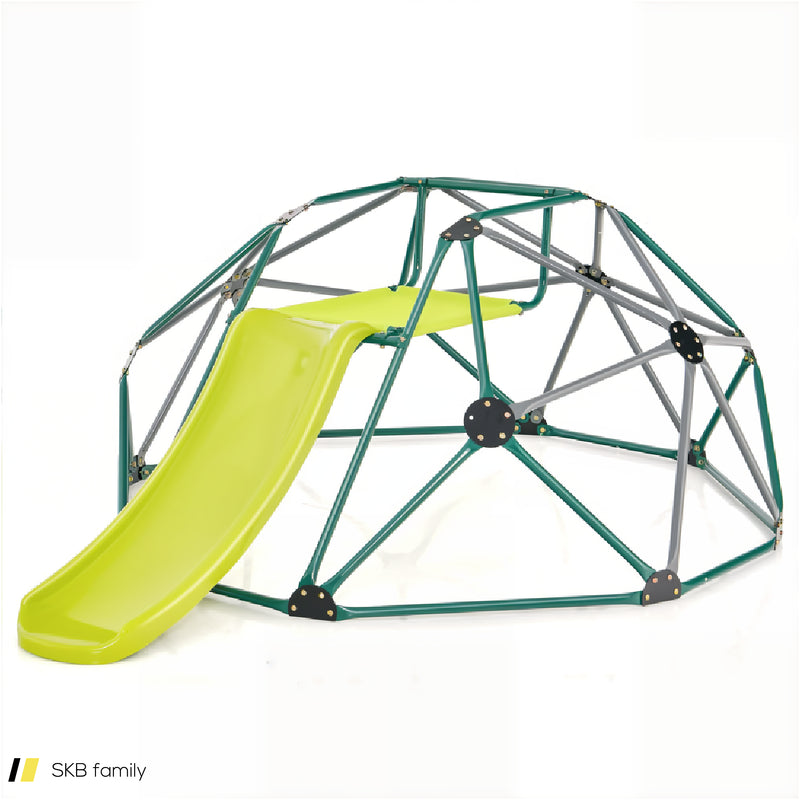 Kids Climbing Dome With Slide And Fabric Cushion For Garden Yard 240515-229180