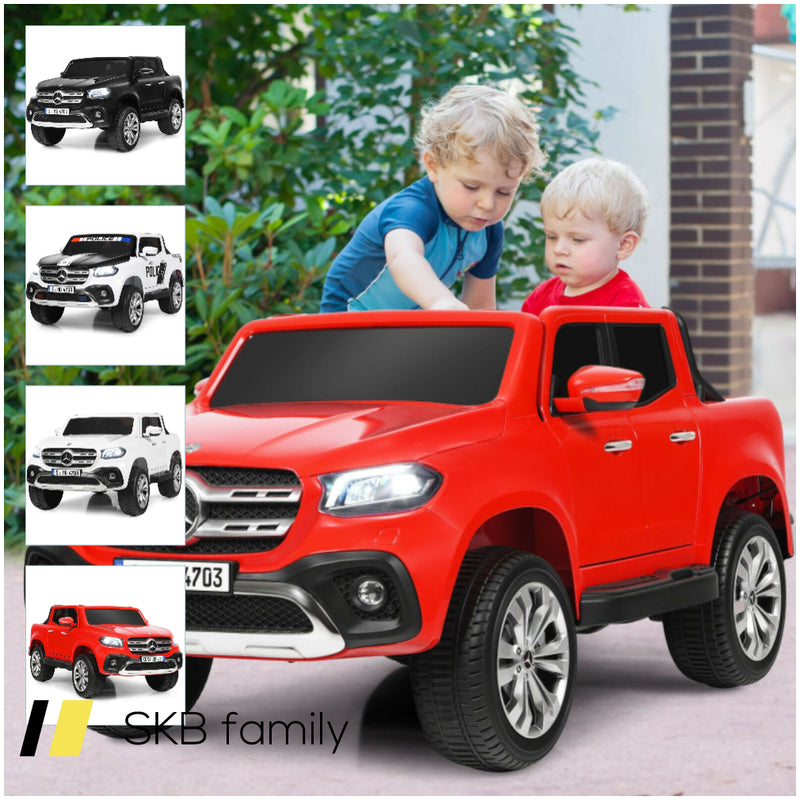 12v 2-Seater Kids Ride On Car Licensed Mercedes Benz X Class Rc With Trunk 240515-229181