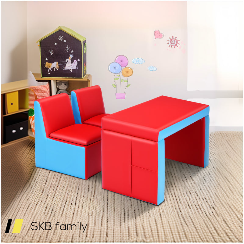 Multi-Functional Kids Play Sofa And Table Chair Set 240515-229221