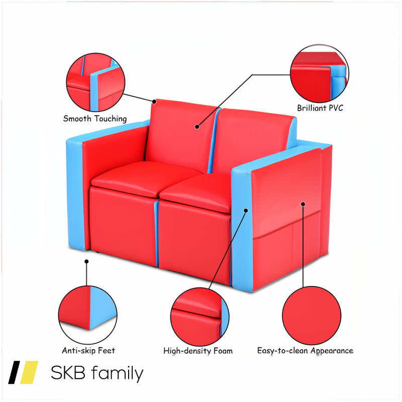 Multi-Functional Kids Play Sofa And Table Chair Set 240515-229221