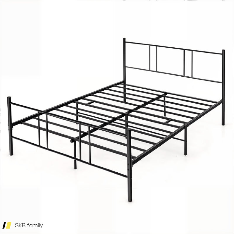 Full/Queen Size Platform Bed Frame With High Headboard 240515-229233