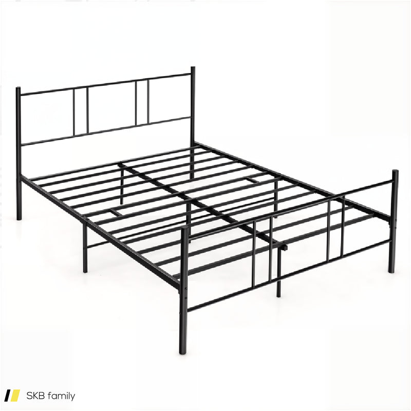 Full/Queen Size Platform Bed Frame With High Headboard 240515-229233