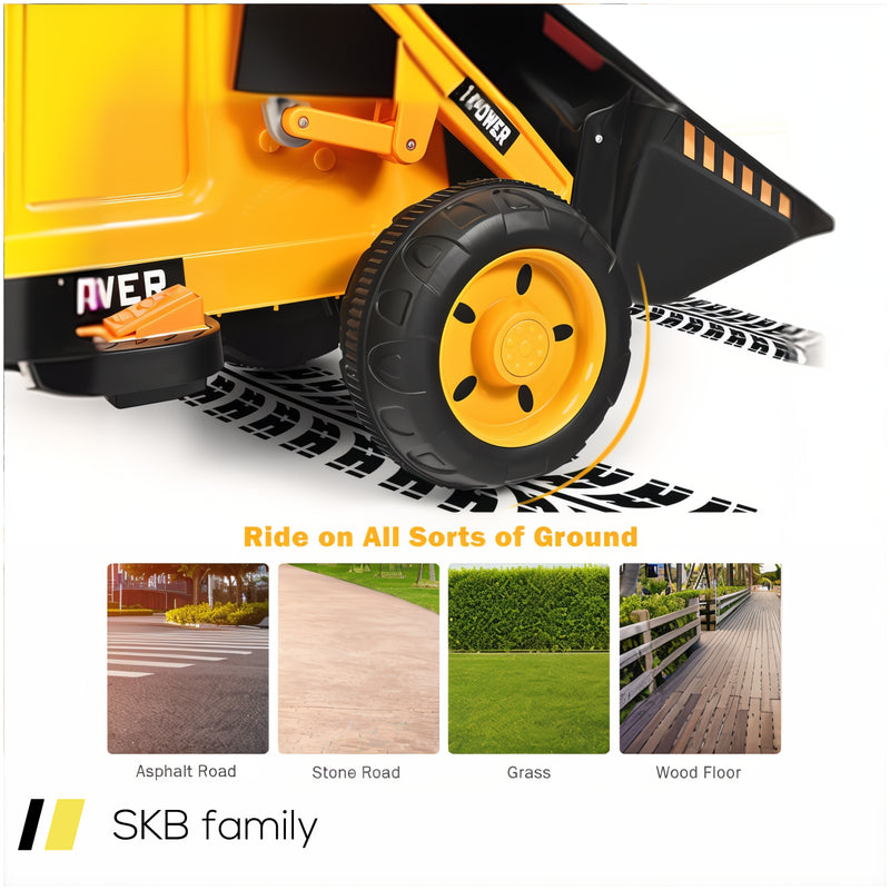 6v Battery Powered Kids Ride On Excavator 240515-229240