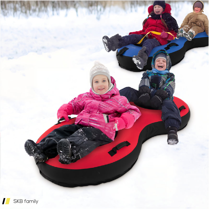 80&Quot; 2-Person Inflatable Snow Sled For Kids And Adults 240515-229253