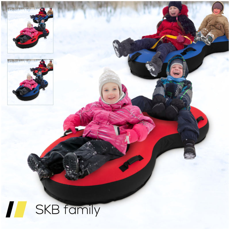 80&Quot; 2-Person Inflatable Snow Sled For Kids And Adults 240515-229253