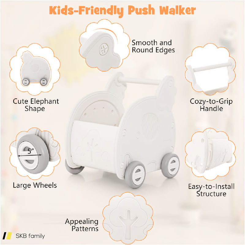 Baby Walker Push Toy With Handle For Boys Girls Of 3+ Years Old 240615-229270