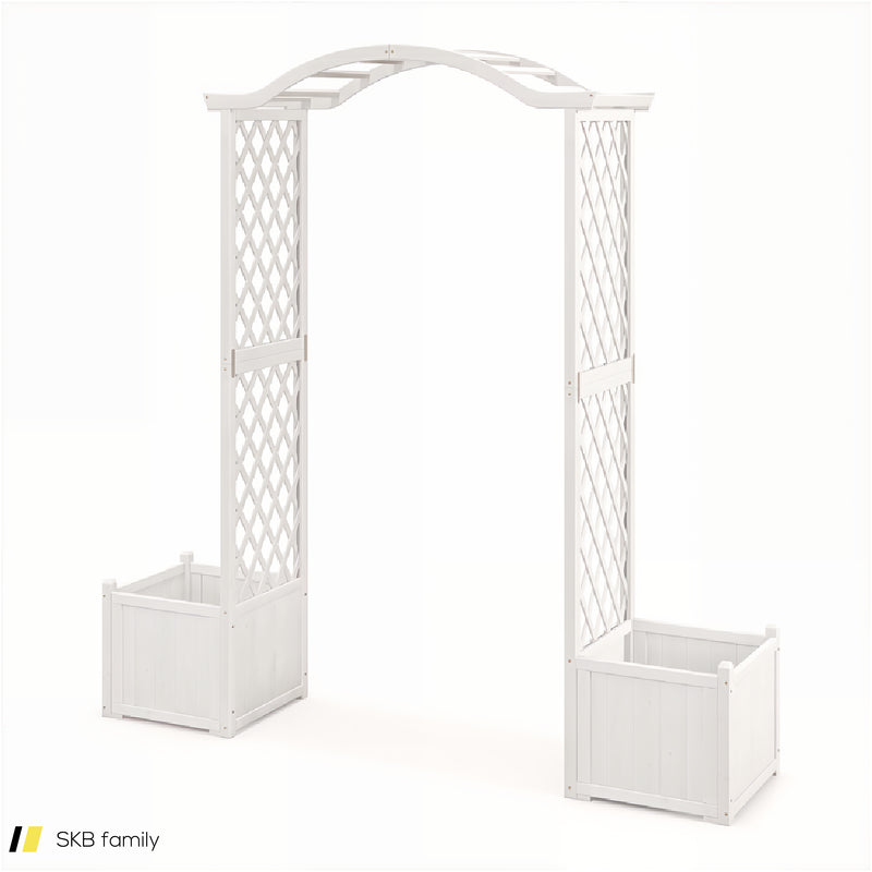 Garden Arbor With Planter 240615-229283