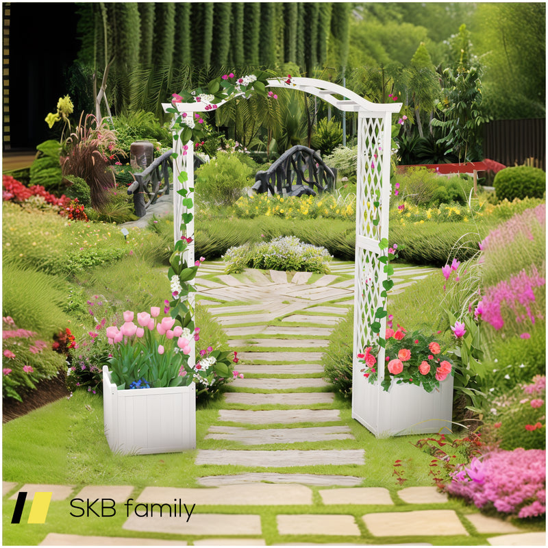 Garden Arbor With Planter 240615-229283