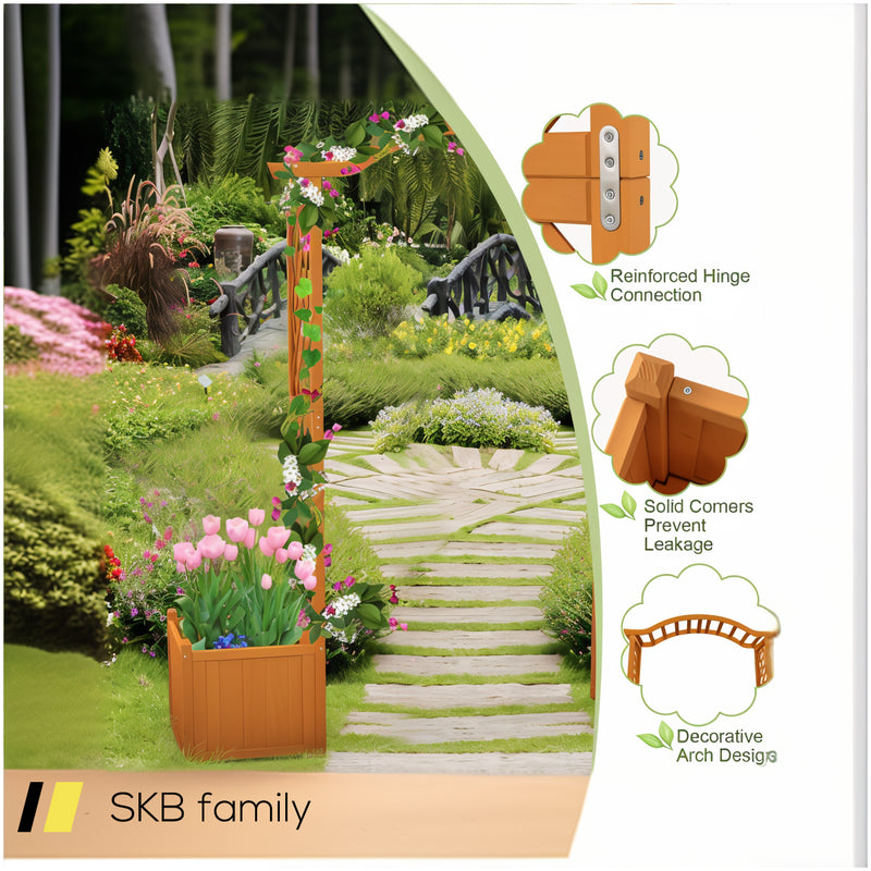 Garden Arbor With Planter 240615-229283