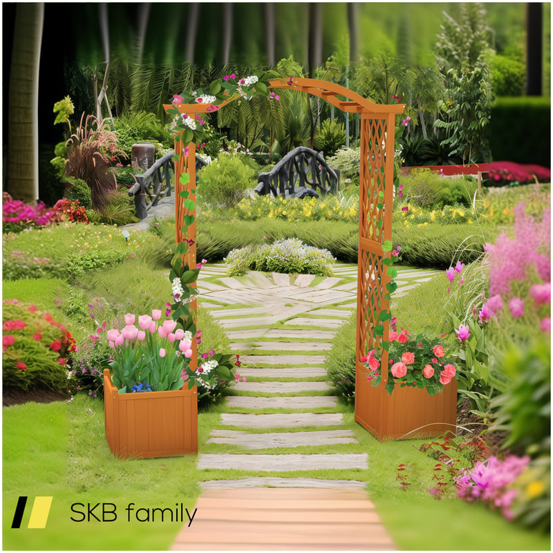 Garden Arbor With Planter 240615-229283