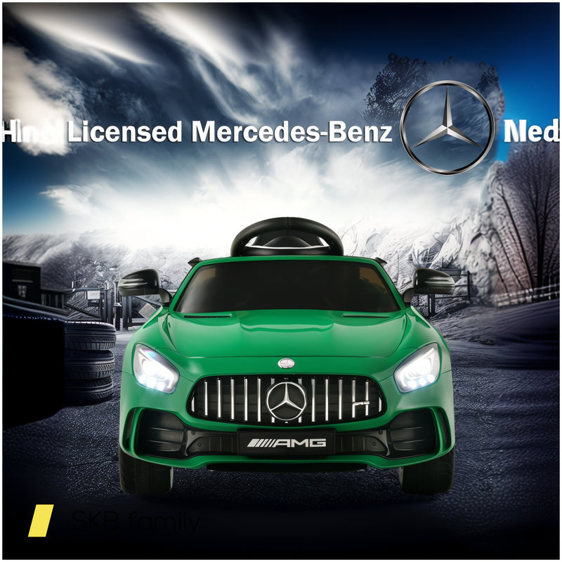 12v Licensed Mercedes Benz Kids Ride On Car With 3 Speed Levels 240615-229293