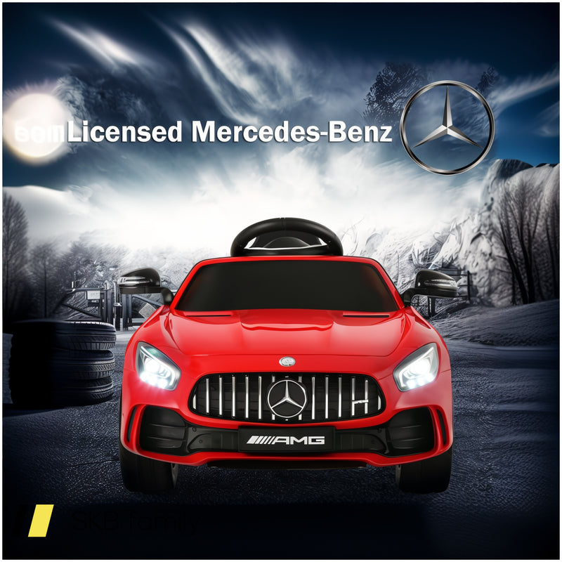 12v Licensed Mercedes Benz Kids Ride On Car With 3 Speed Levels 240615-229293