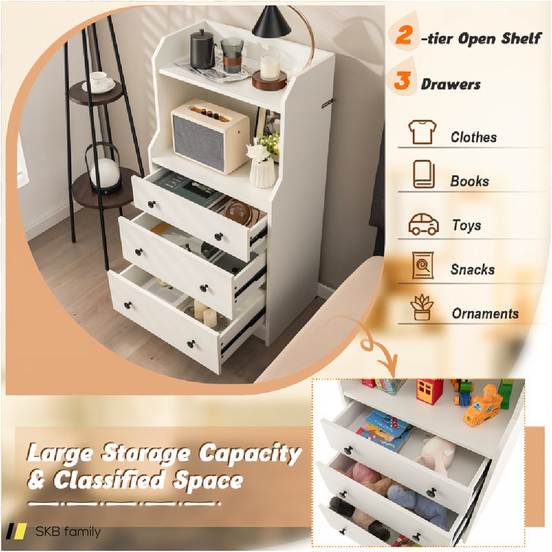 Modern Storage Dresser With Anti-Toppling Device 240615-229301