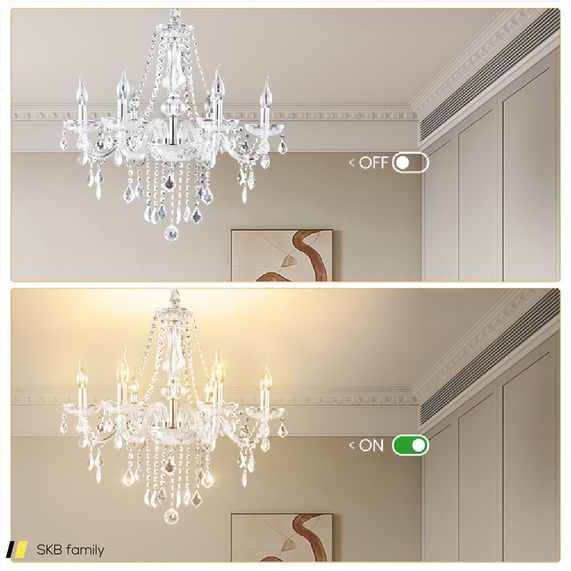 Elegant Crystal Chandelier Ceiling Light 240615-229306