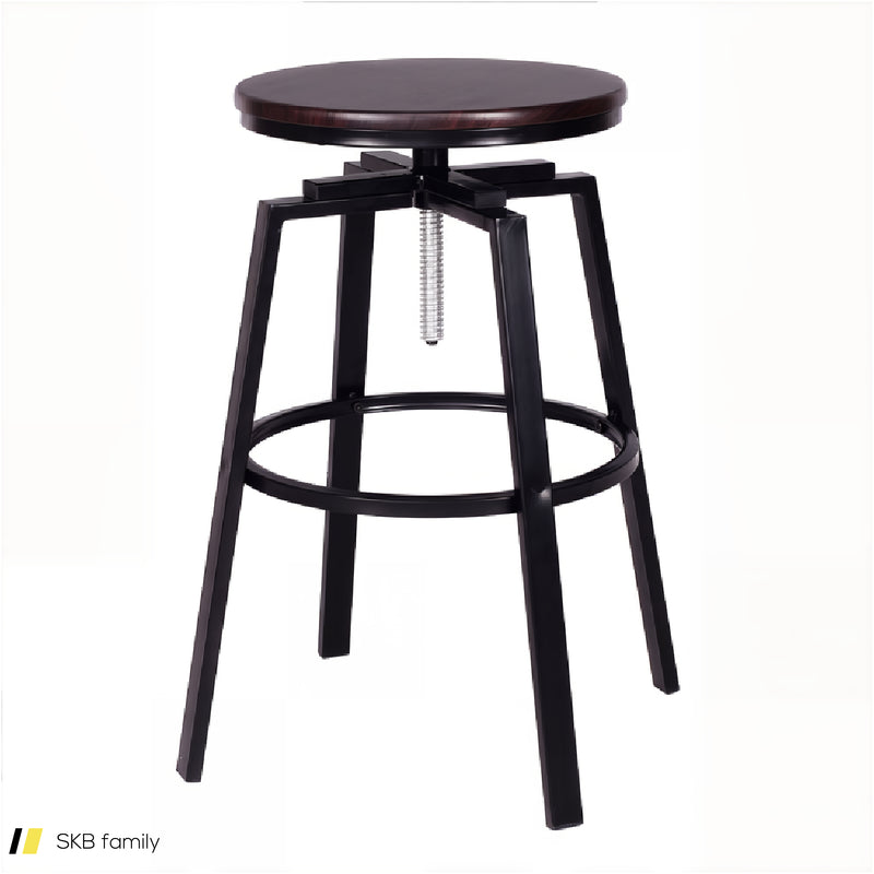 Set Of 2 Adjustable Vintage Bar Stool 240615-229312