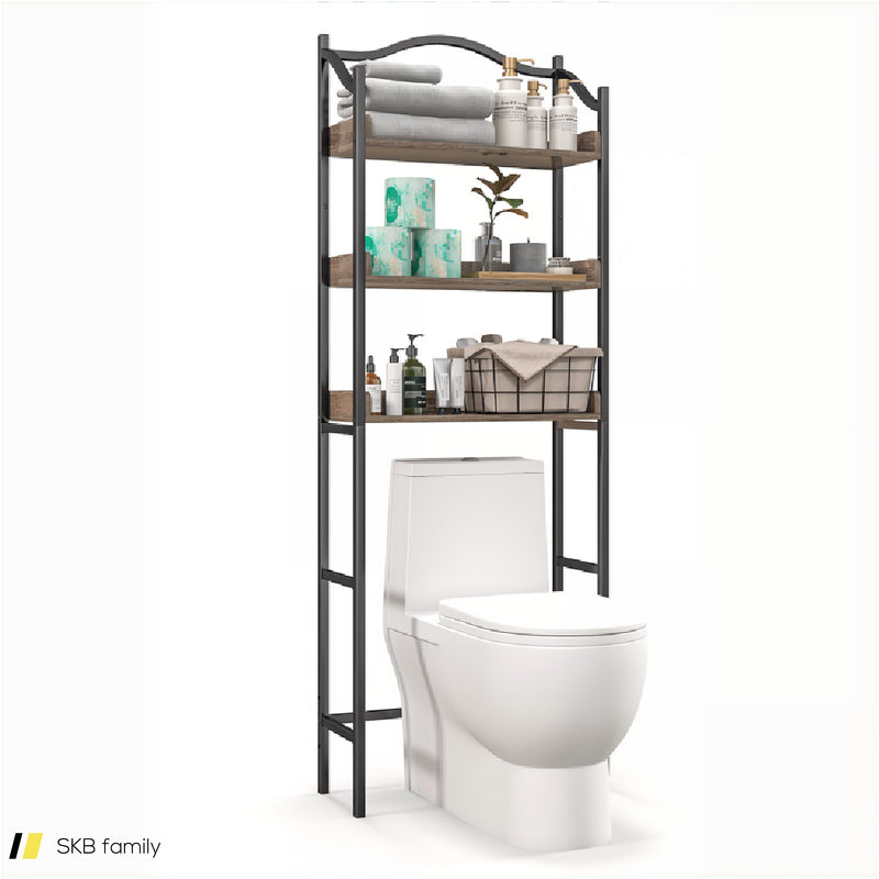 3-Tier Over-The-Toilet Bathroom Spacesaver Storage Rack 240615-229320