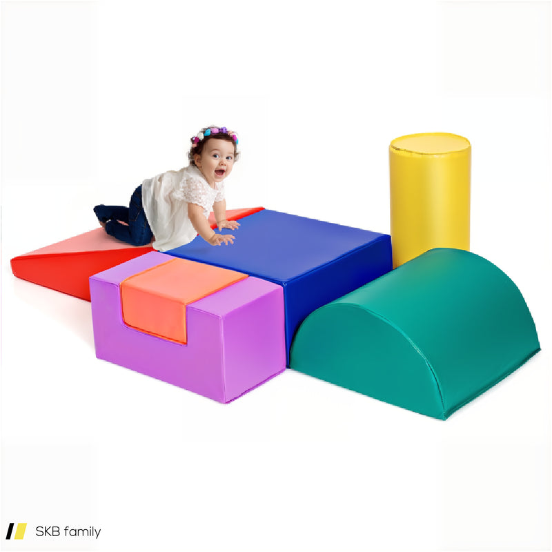 6 Piece Climb Crawl Play Set Indoor Kids Toddler 240615-229338