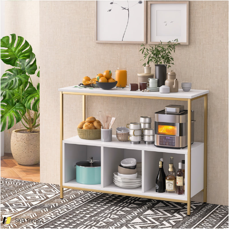 Modern Kitchen Buffet Sideboard With 3 Compartments 240615-229342