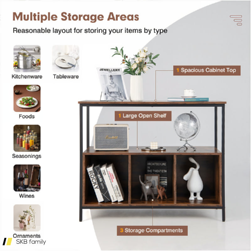 Modern Kitchen Buffet Sideboard With 3 Compartments 240615-229342