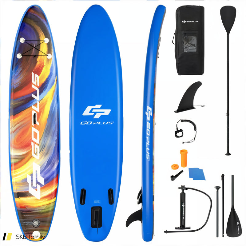 Inflatable Stand Up Paddle Board With Backpack Aluminum Paddle Pump 240615-229366