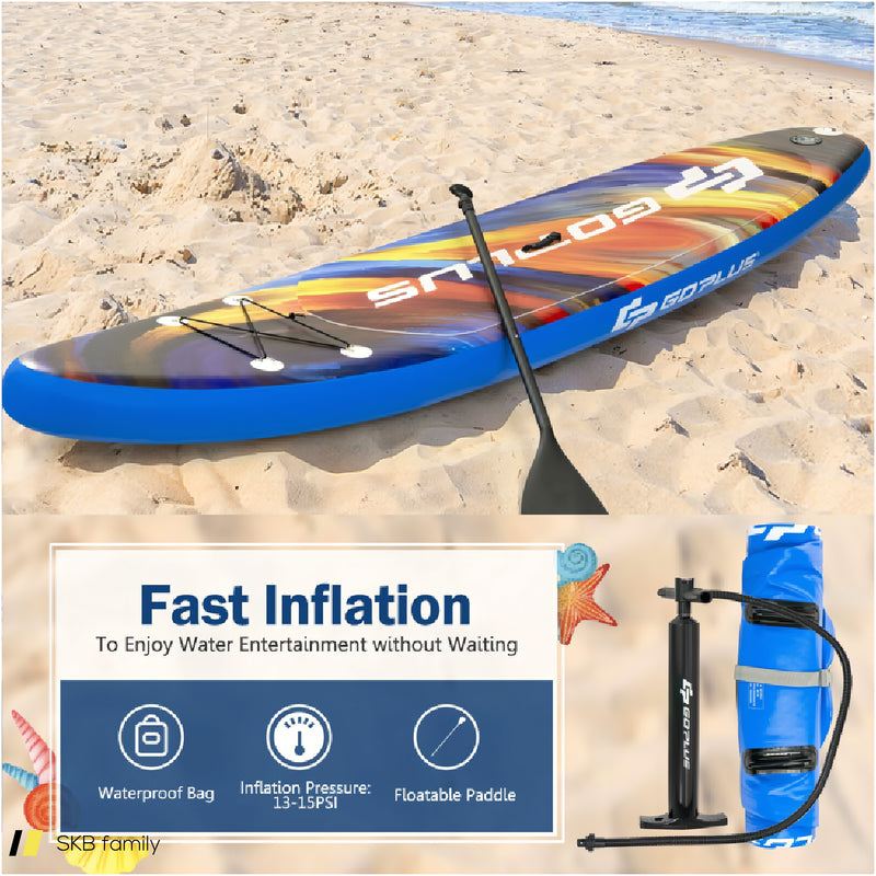 Inflatable Stand Up Paddle Board With Backpack Aluminum Paddle Pump 240615-229366