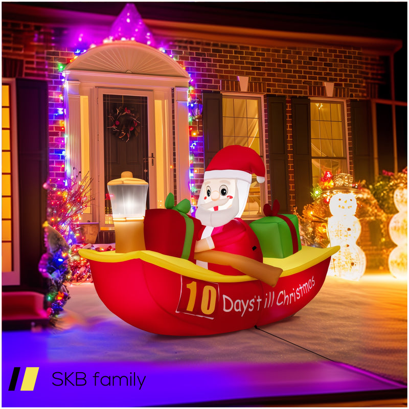 7 Feet Long Christmas Inflatables With Navigation Light 240615-229369