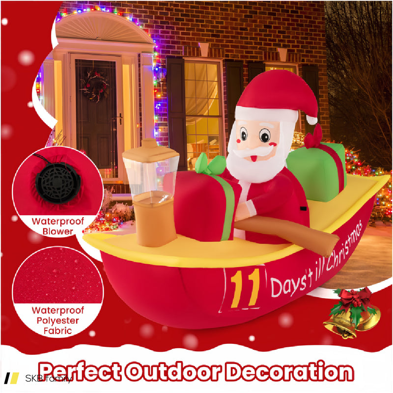 7 Feet Long Christmas Inflatables With Navigation Light 240615-229369