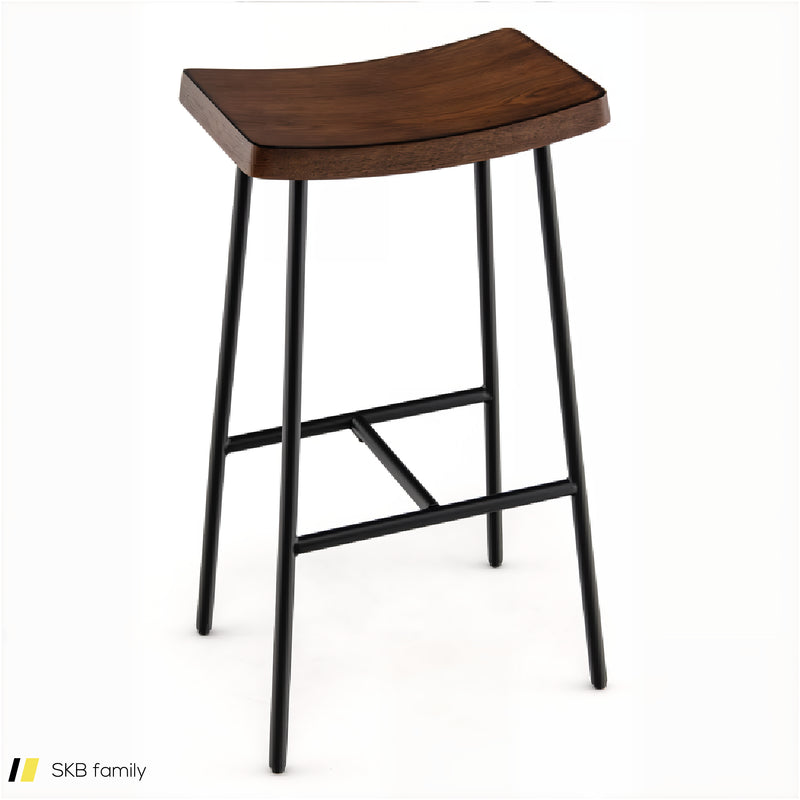 Industrial Saddle Bar Stool With Metal Legs 240615-229372