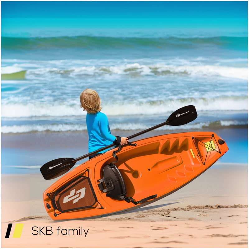 6 Feet Youth Kids Kayak With Bonus Paddle And Folding Backrest For Kid Over 5 240615-229396