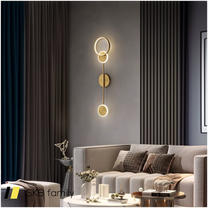 **Wall Lamp Molecular 2 Circles 240514-229637**"