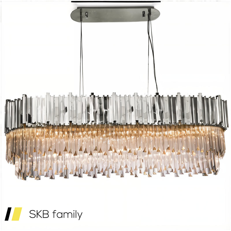 Hang Series Classic Empire Chrom Oval Chandeliers D-900 240514-229898"