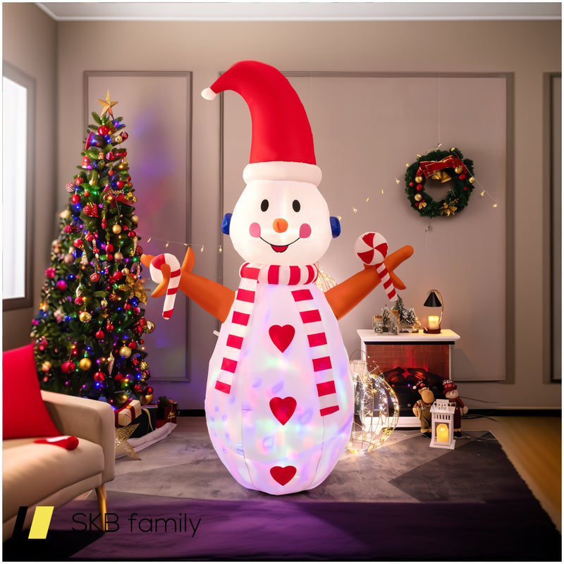 8 Feet Christmas Snowman Decoration Inflatable Xmas Decor 240615-230202