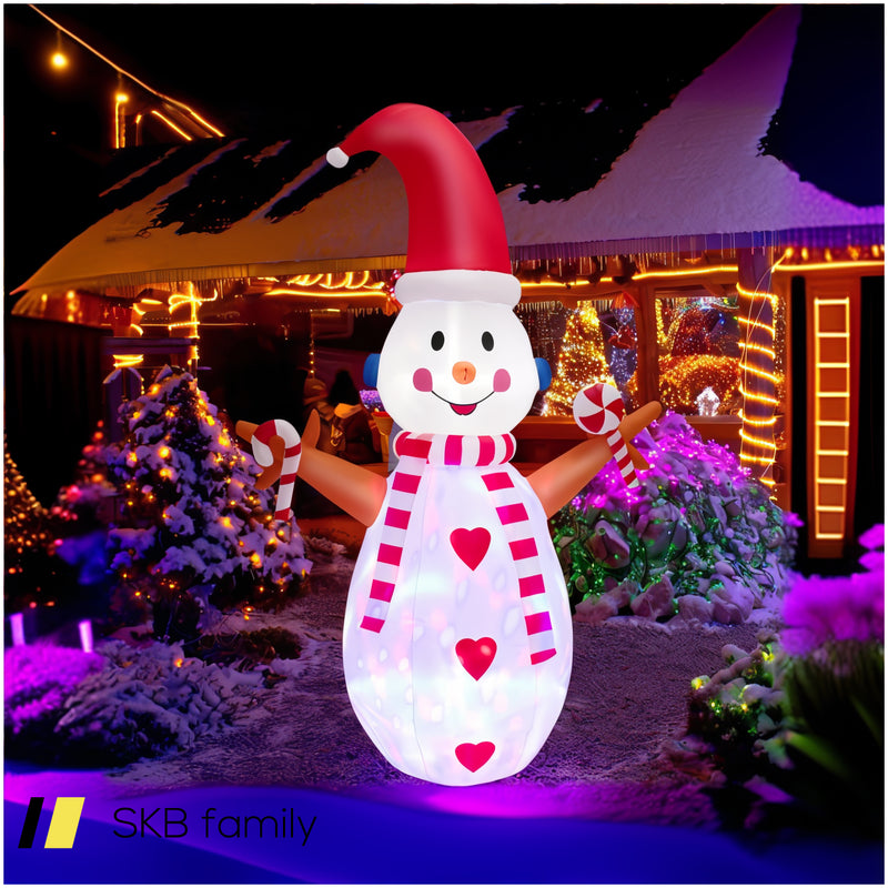 8 Feet Christmas Snowman Decoration Inflatable Xmas Decor 240615-230202