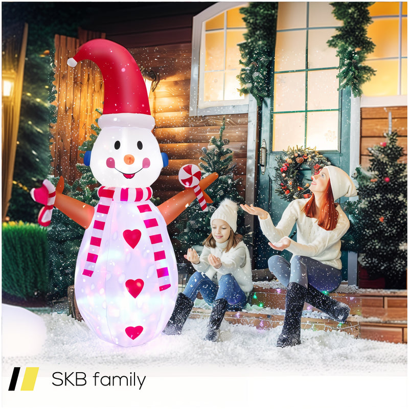 8 Feet Christmas Snowman Decoration Inflatable Xmas Decor 240615-230202