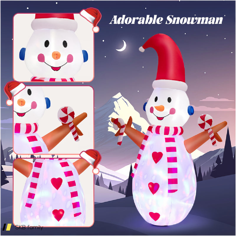 8 Feet Christmas Snowman Decoration Inflatable Xmas Decor 240615-230202