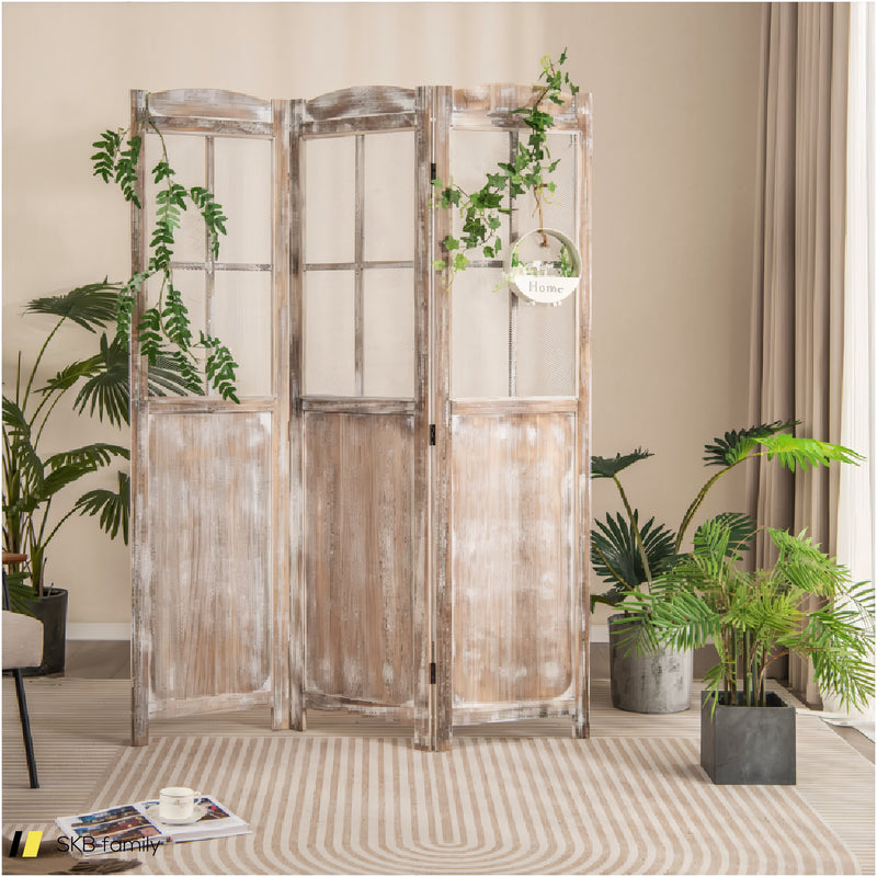 6 Feet Folding Privacy Screen Room Divider 240615-230206