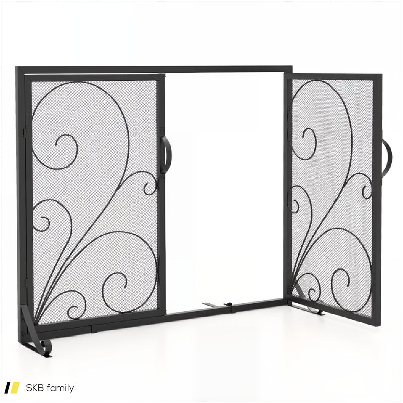 38 X 31 Inch Double Door Fireplace Screen 240515-230762