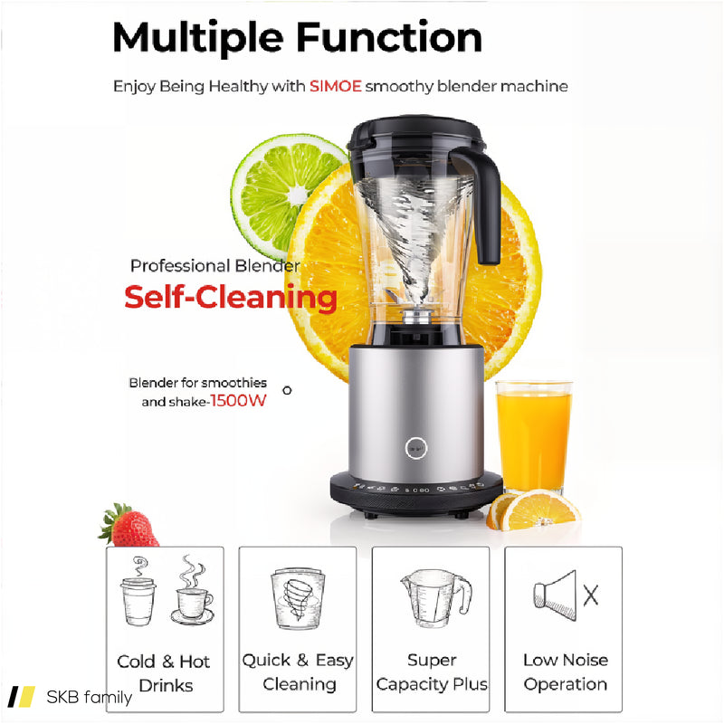 1500w Smoothie Maker High Power Blender With 10 Speeds 240515-230783