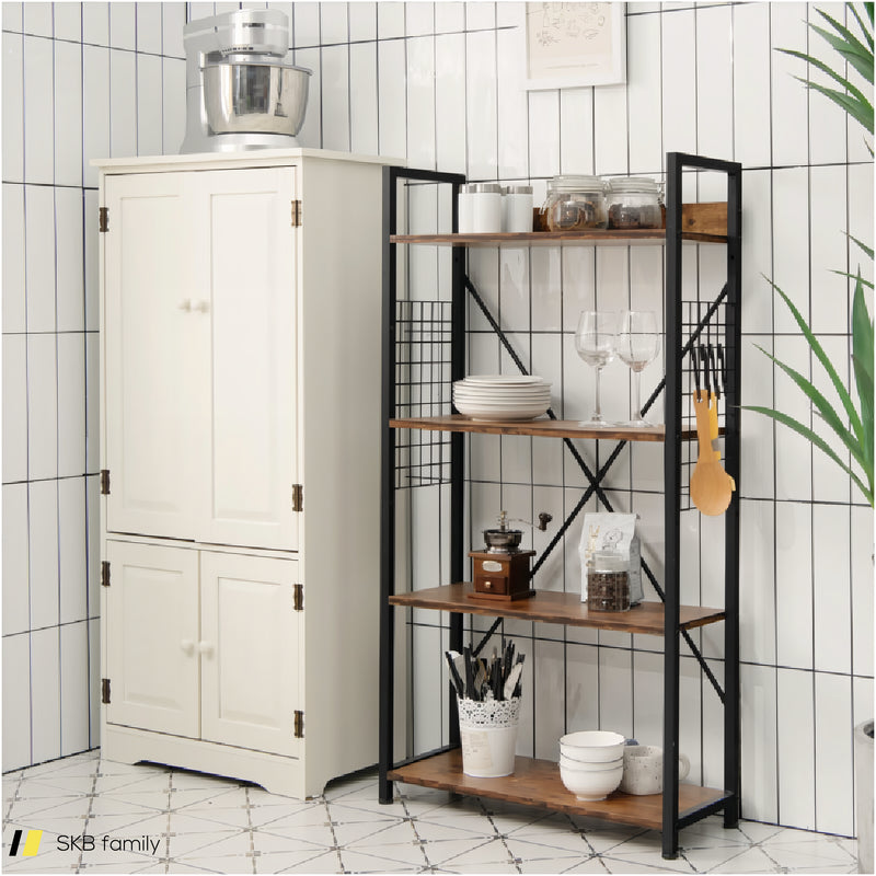 4 -Tier Industrial Open Storage Bookshelf 240515-230787