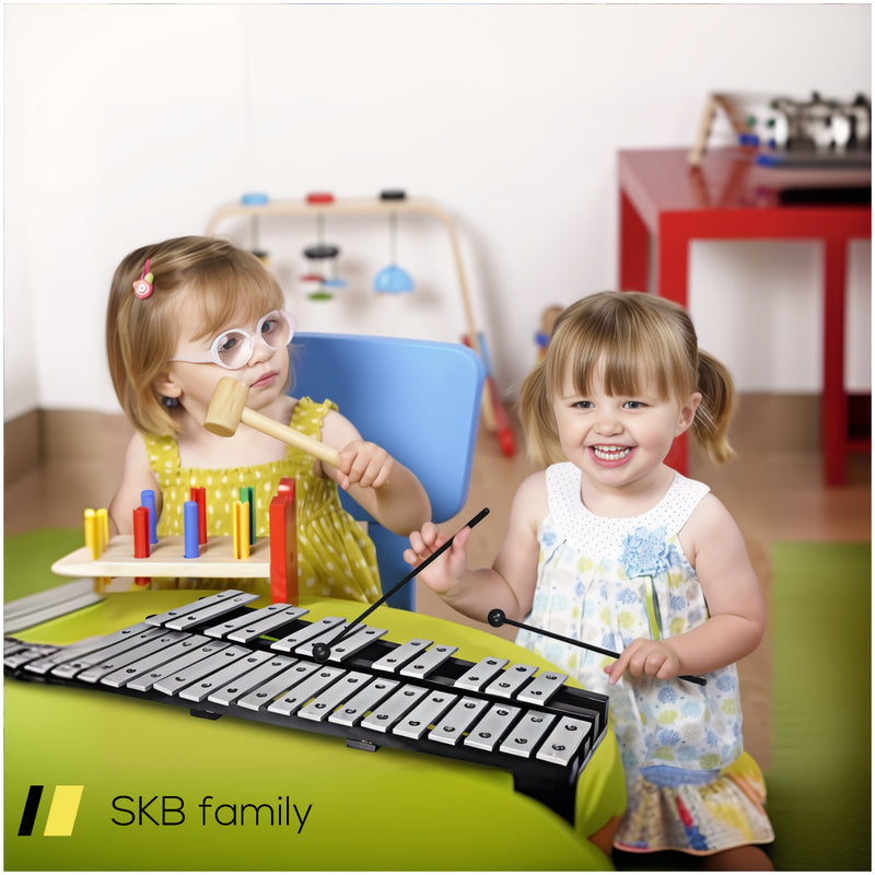 Foldable Aluminum Glockenspiel Xylophone 30 Note With Bag 240515-230811